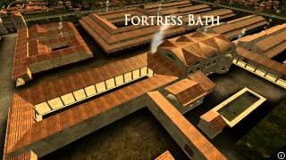 Animation of ancient Roman Fort in Caerleon Wales [upl. by Durwood]