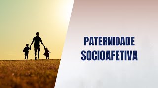 Paternidade socioafetiva [upl. by Georglana]