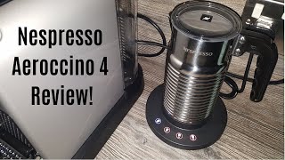 Nespresso Aeroccino 4 Milk Frother Review  Worth upgrading from the Aeroccino 3 [upl. by Seiber]