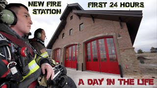 First 24 Hours in a New Fire Station  A Day in the Life [upl. by Ahsieki132]