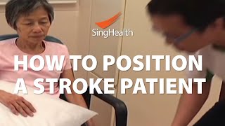 How To Position A Stroke Patient [upl. by Tenney665]