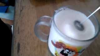 Aerolatte Review Frothing Cold Milk In Under 1 Minute [upl. by Panthia842]