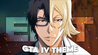 Aizen x Urahara  GTA IV Theme Edit [upl. by Ynots888]